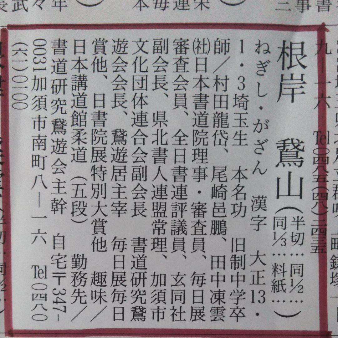 漢字書 根岸鵞山(ねぎしがざん)作 書道 - メルカリ