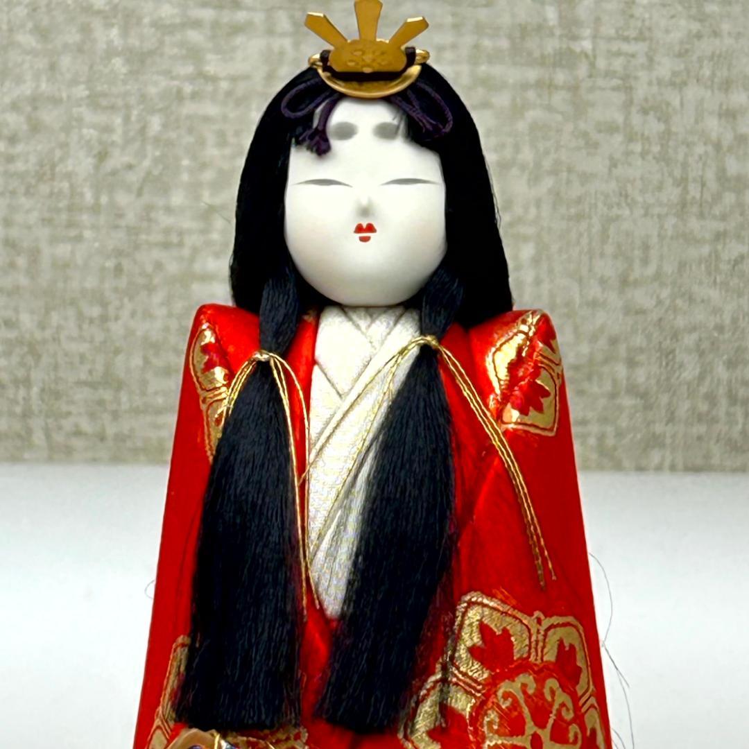 東玉 鈴木賢一作 江戸木目込雛人形 親王飾り 寿々喜雛 男雛と