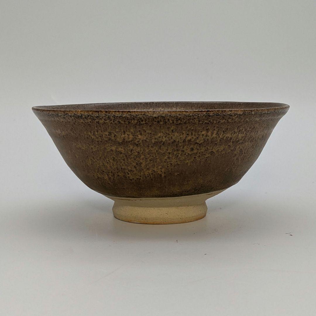 小倉円平 円平焼 金結晶茶盌 共箱共布栞 抹茶碗 抹茶茶碗 茶道具 小倉