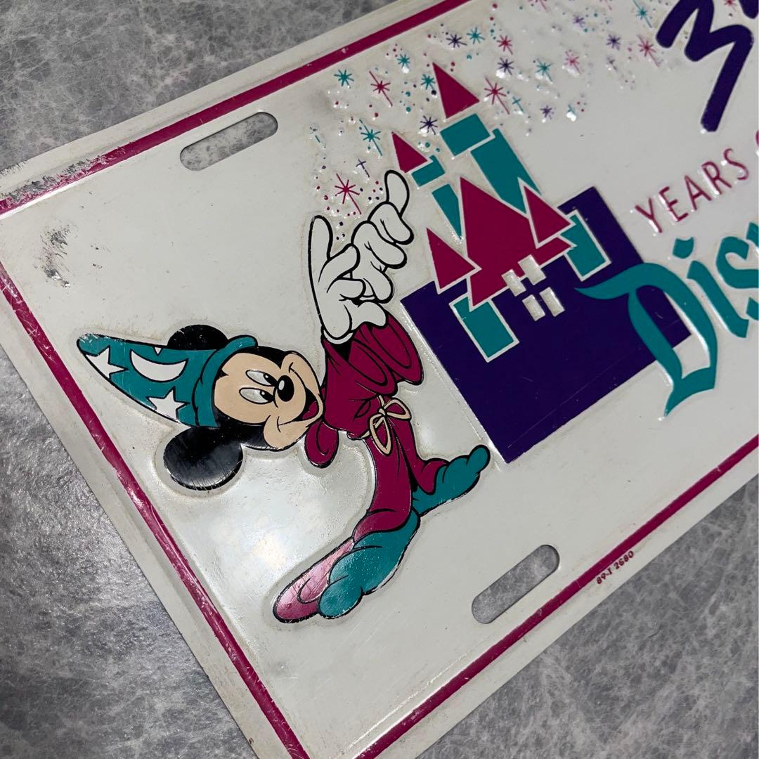 限定値下げ中】カリフォルニアディズニー 35周年限定ナンバープレート