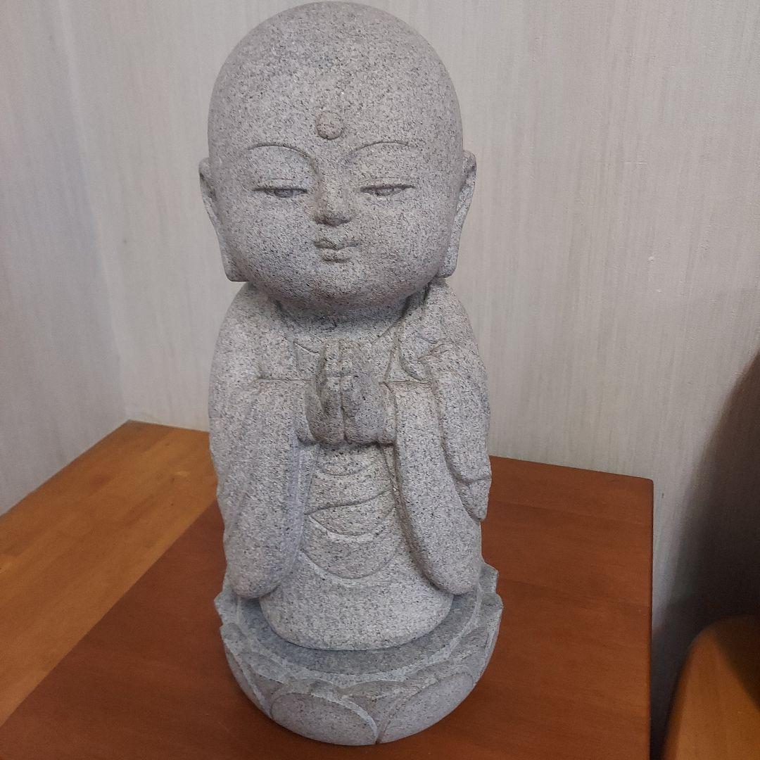 石仏像 お地蔵様 小林道明作品 - メルカリ