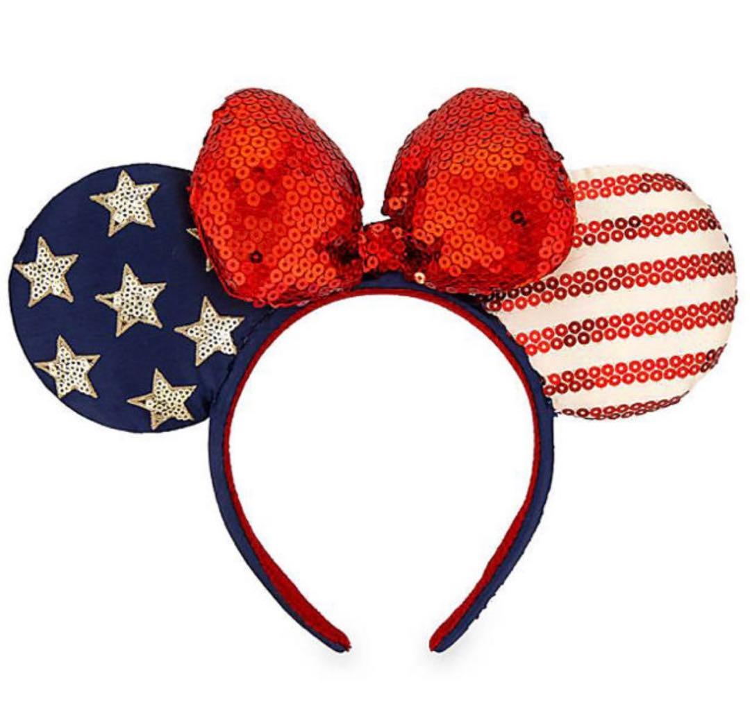 ディズニー カチューシャ ニューアメリカーナ アメリカ国旗 海外限定品