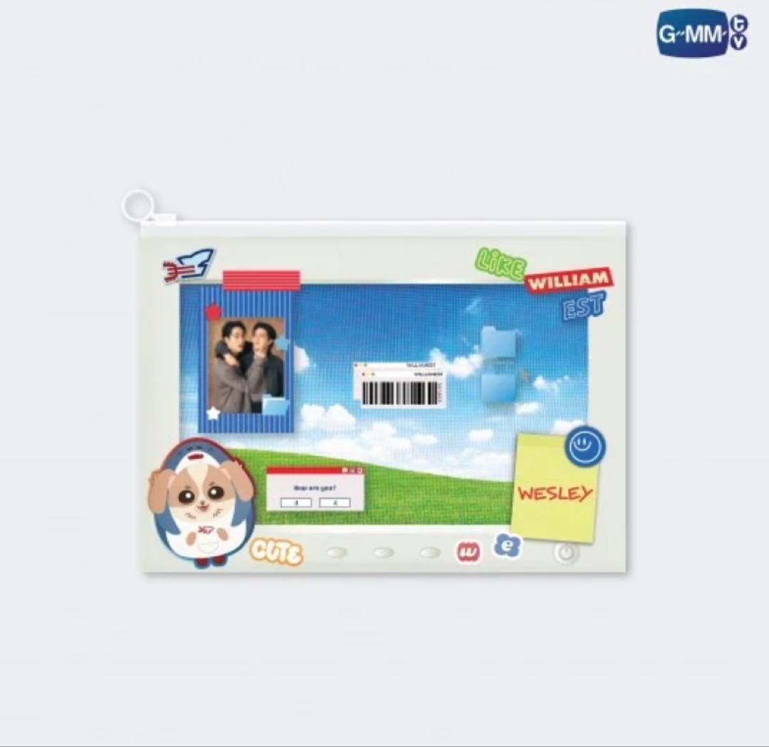 新品WIlliamEst☆WESLEYジップフォルダフォトカード付gmmtv - メルカリ