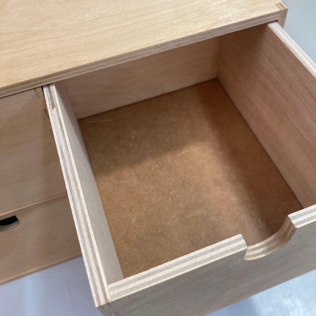 美品 IKEA 木製 小物入れ 引き出し 収納 チェスト 小引出し 木製