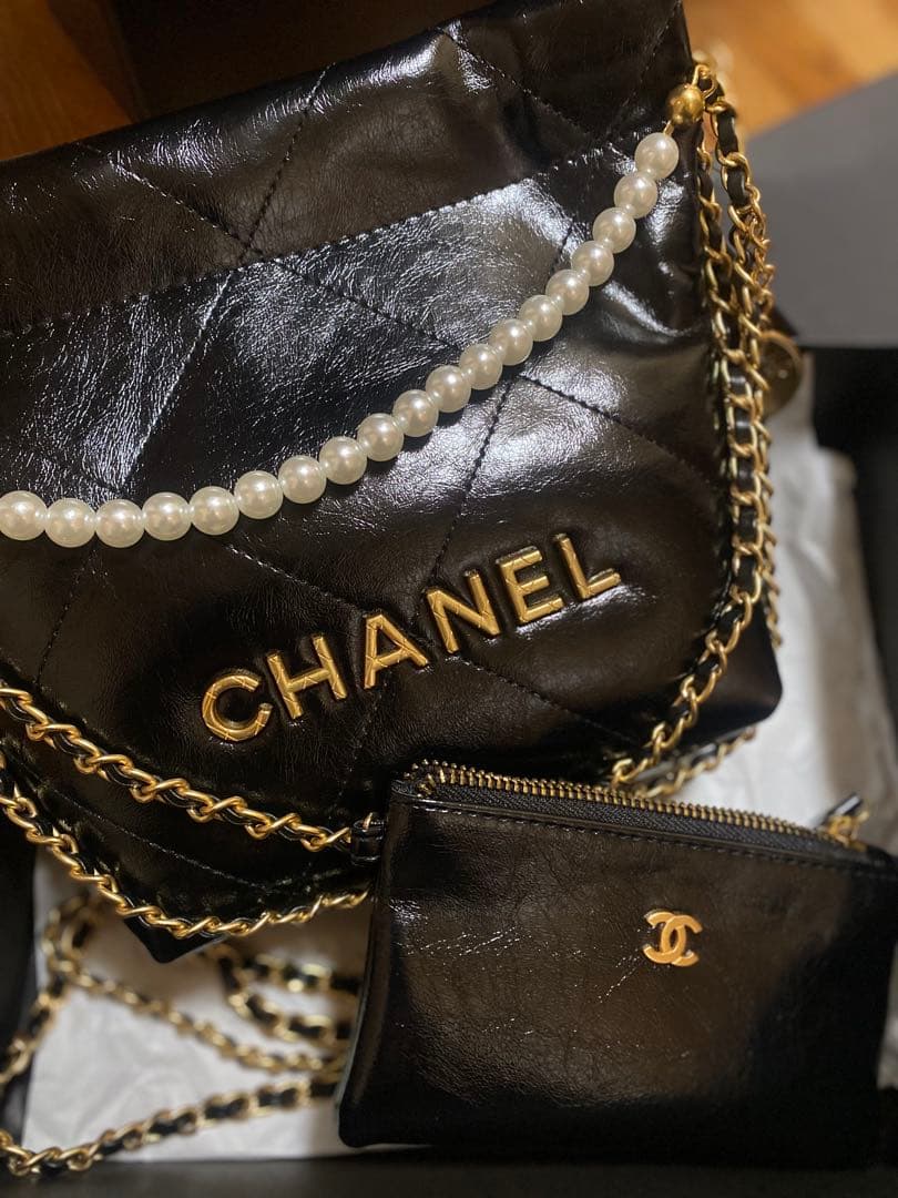 1点のみ(新品、未使用)CHANEL ノベルティブラック2WYショルダーバッグ