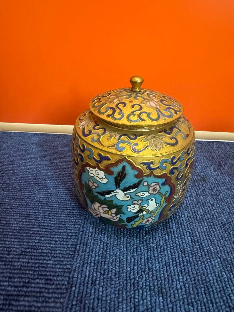 1852 七宝焼 景泰藍 碗1客 茶入1客 フクロウ1客の通販はau PAY