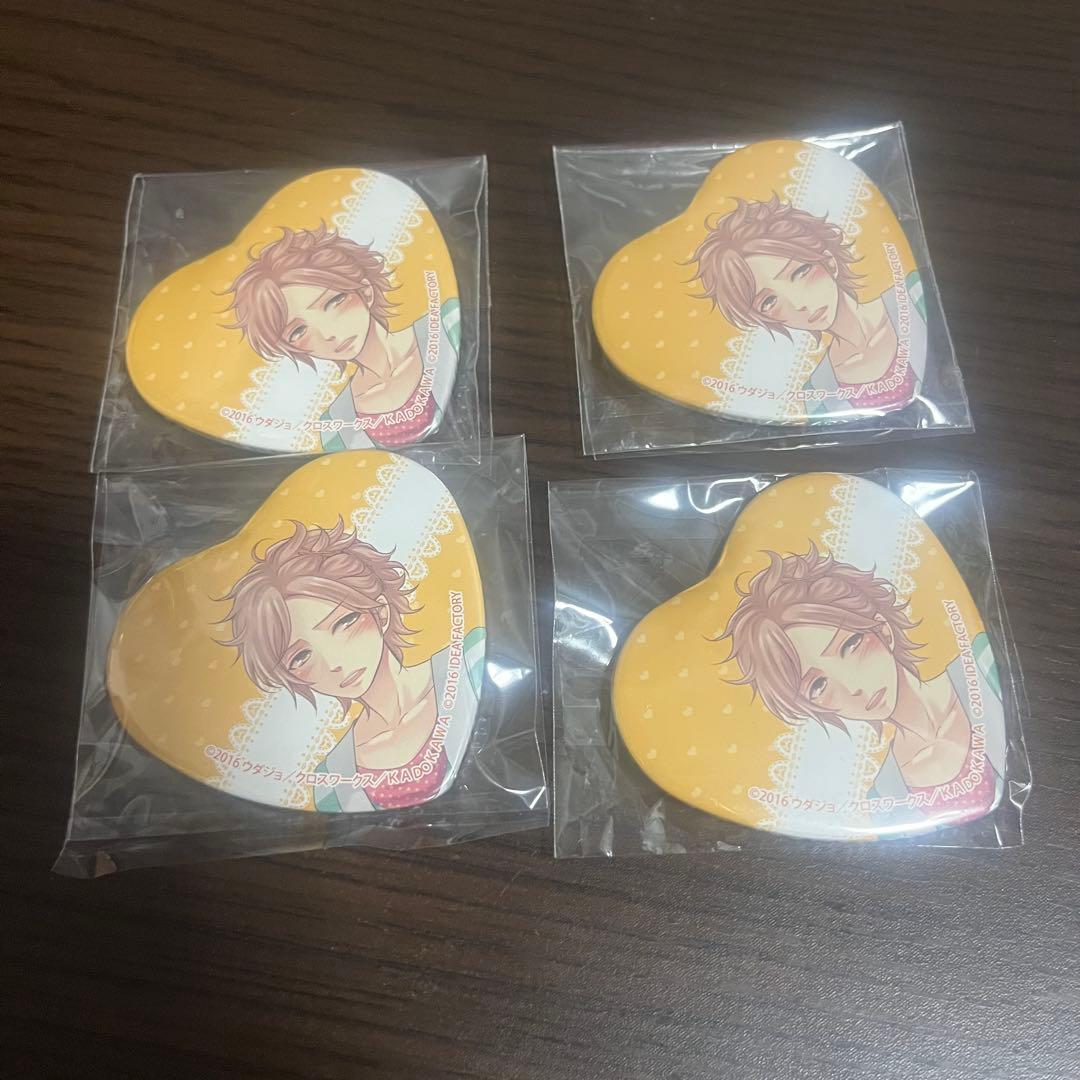 ブラザーズコンフリクト ブラコン ココラボ ハート 缶バッジ 朝日奈風