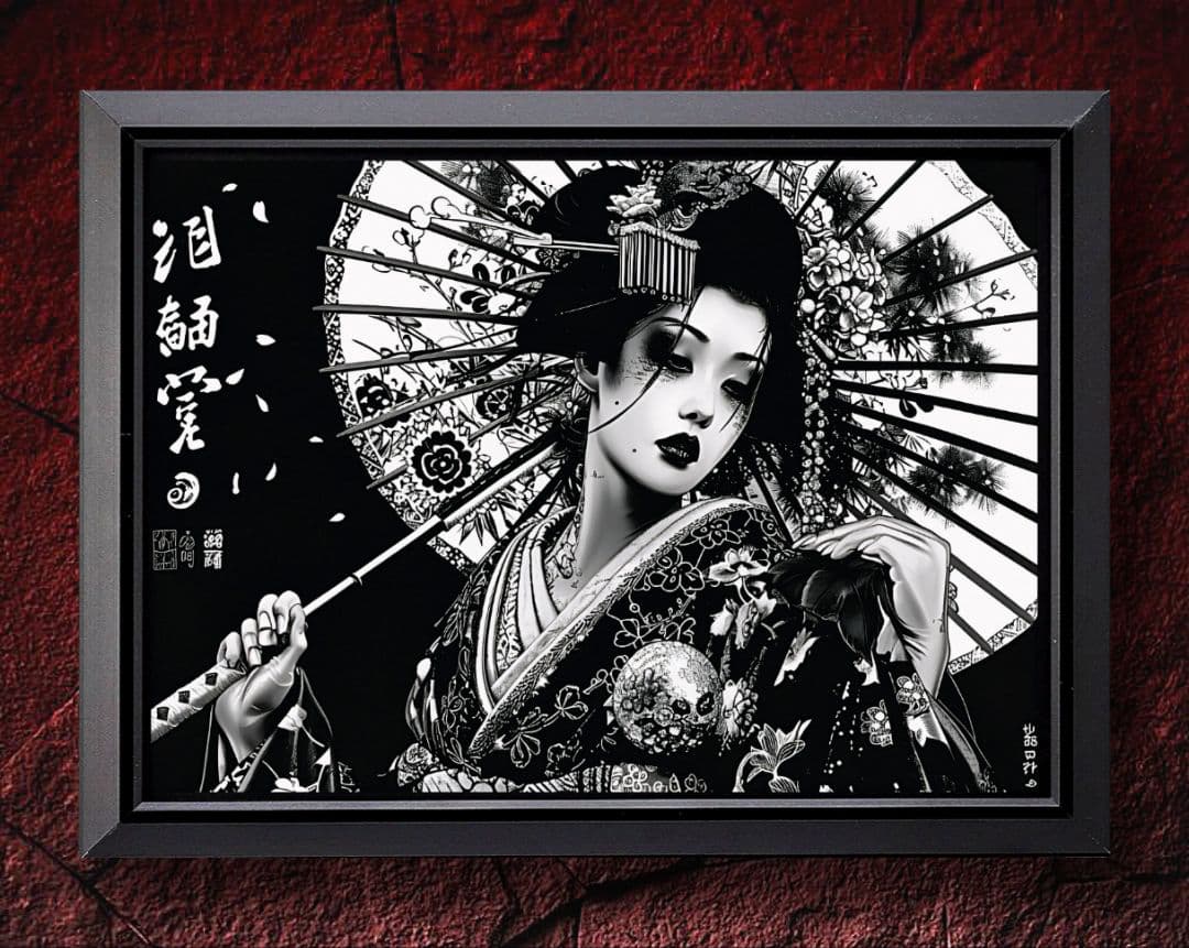 大友昇平 / アート【A4 サイズ写真ポスターフレーム付き2点セット