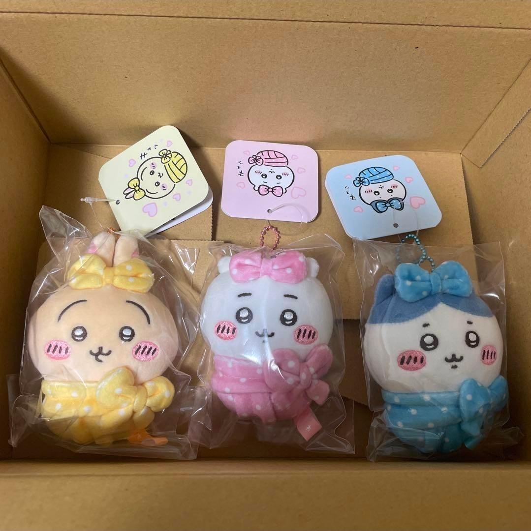ちいかわ キュッ おくるみぷちミニマスコット 3個セット 予約】ちいかわ キュッ おくるみぷちミニマスコット（ハチワレ）【2024