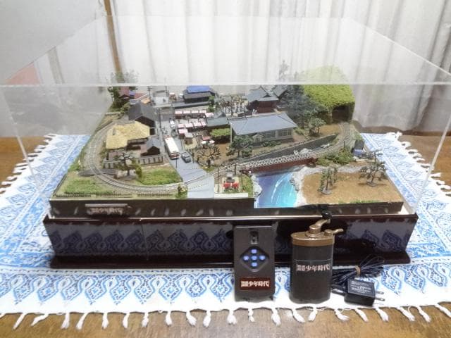 鉄道模型少年時代レイアウト・ジオラマ完成品 ケース・パワーパック付