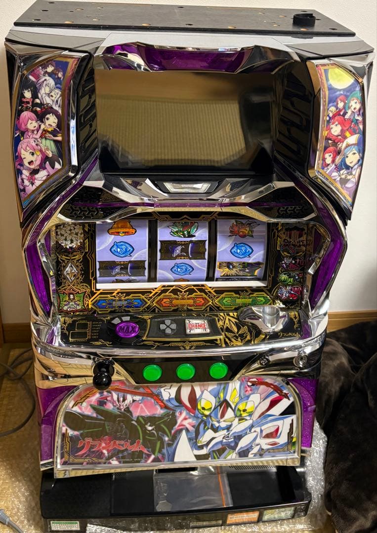 グランベルム　スロット実機 回胴式遊技機 グランベルム SグランベルムZXZ コイン不要機＆ゲーム数