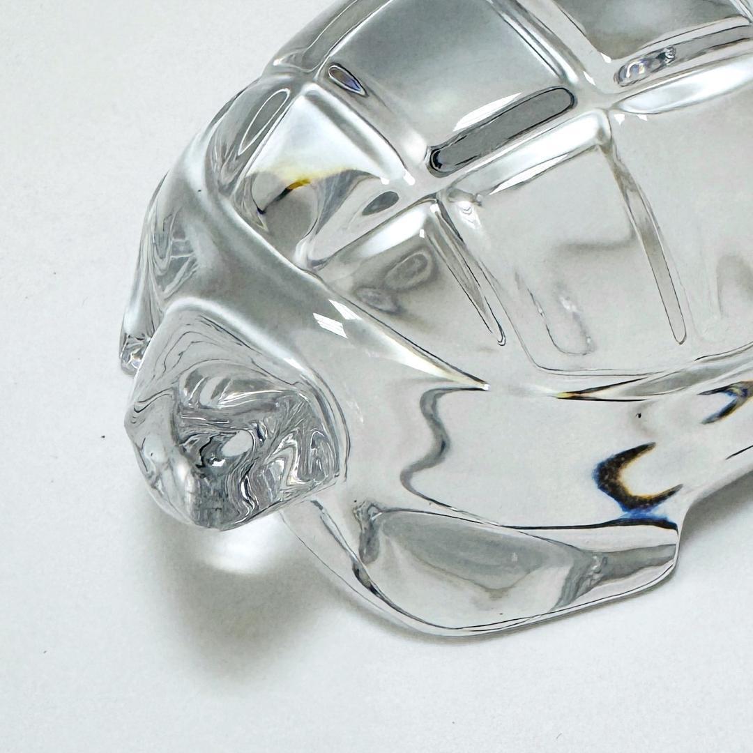 【バカラ】動物 亀 置物 インテリア★美品★金運 バカラ】baccarat 動物 カメ 置物 インテリア☆美品☆ 健康 | reoreohouse