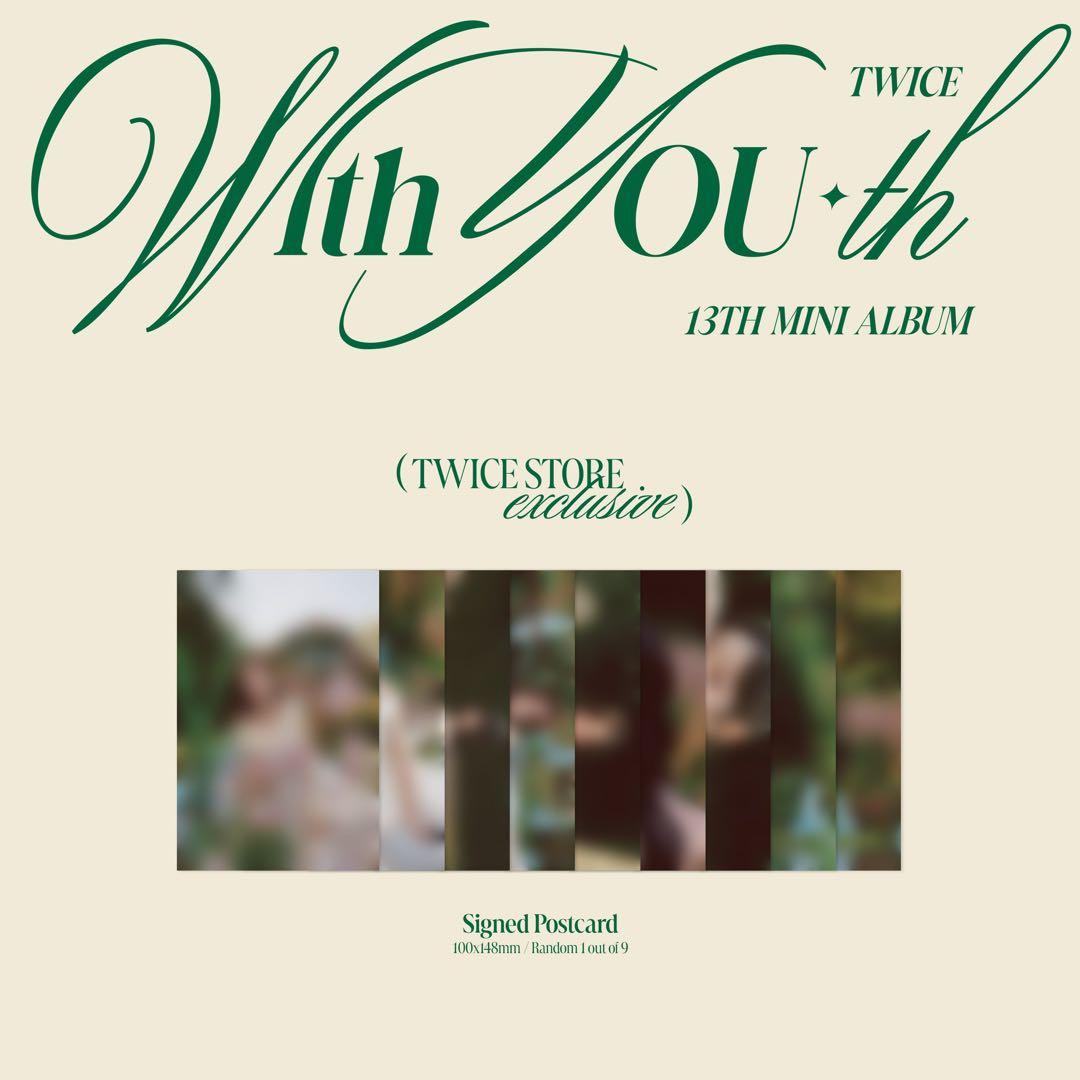 TWICE モモ サイン入りポストカード WithYOUth - メルカリ