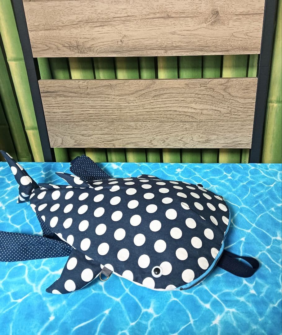 ジンベイザメ リュックサック ハンドメイド 鮫 水族館 - メルカリ
