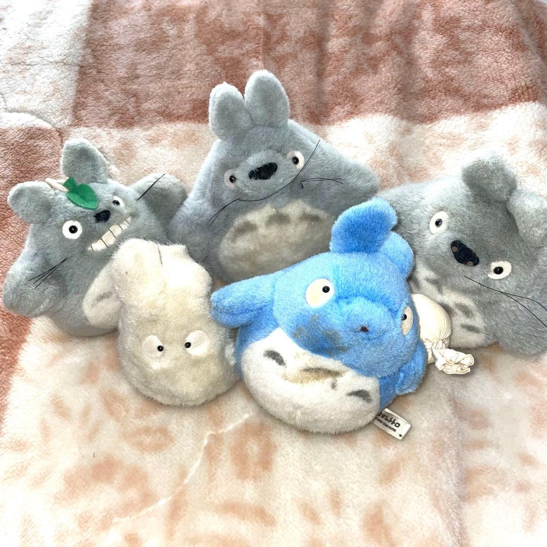 トトロ ぬいぐるみ 5体セット【激レア品】 スタジオジブリ ぬいぐるみ「大トトロ＆中トトロ ペアセット S (となり