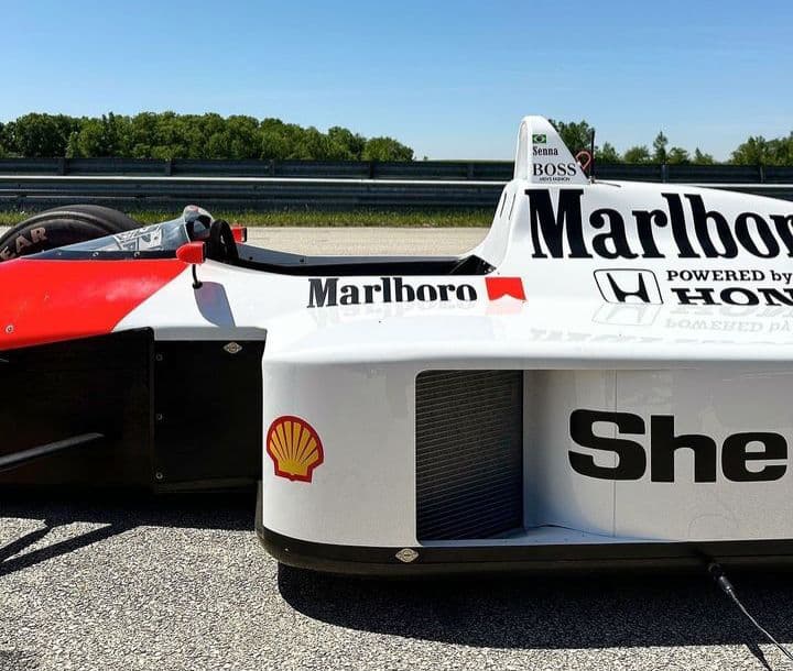ミニチャンプス 1/18 マクラーレン MP4/4 A.セナ Marlboro - メルカリ