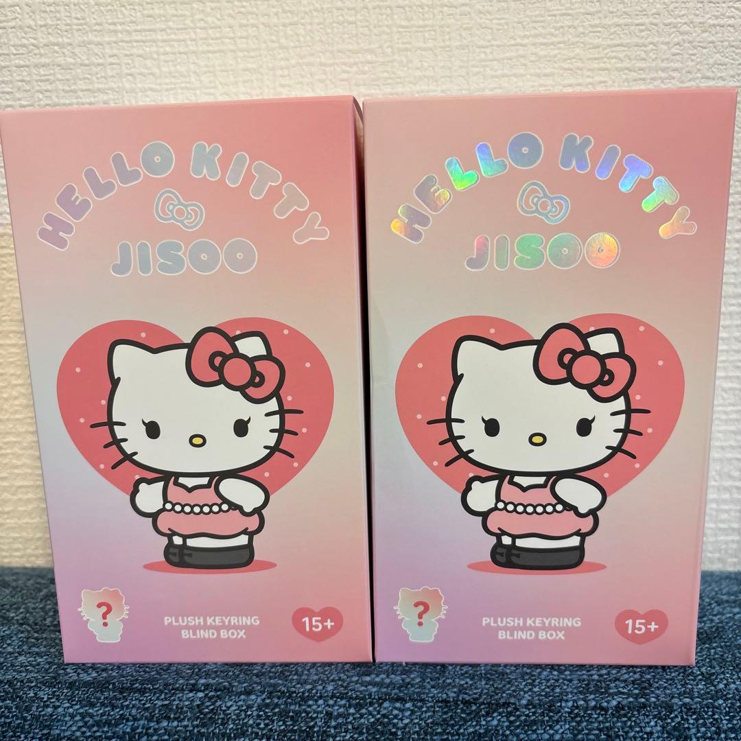まとめ買いでお得❣️ジス×ハローキティ PLUSHキーリング 2BOX