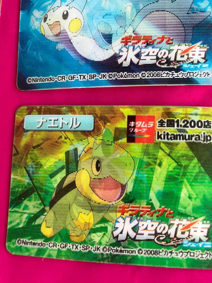 ポケモン3Dカード 得9枚セット 2008劇場版 氷空の花束❗️希少レア新品