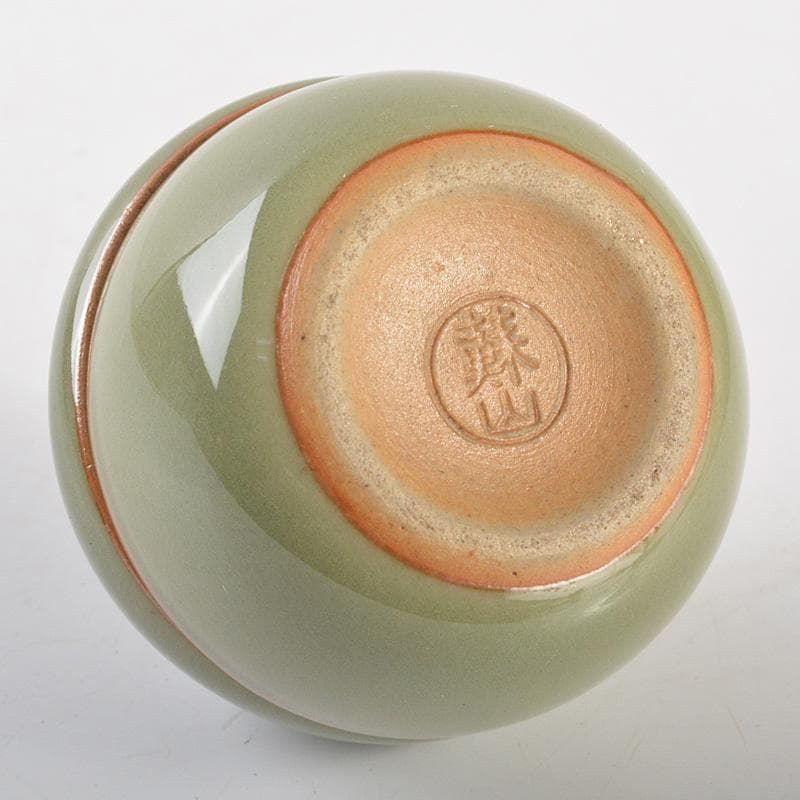 茶道具 諏訪蘇山作 青磁 牛 香合 共箱 M R7261 - メルカリ
