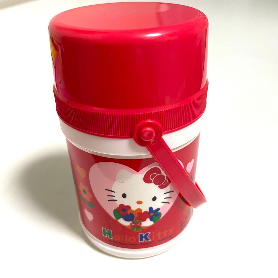 平成レトロ 未使用 保管品 ハローキティ 水筒 Sanrio デッドストック