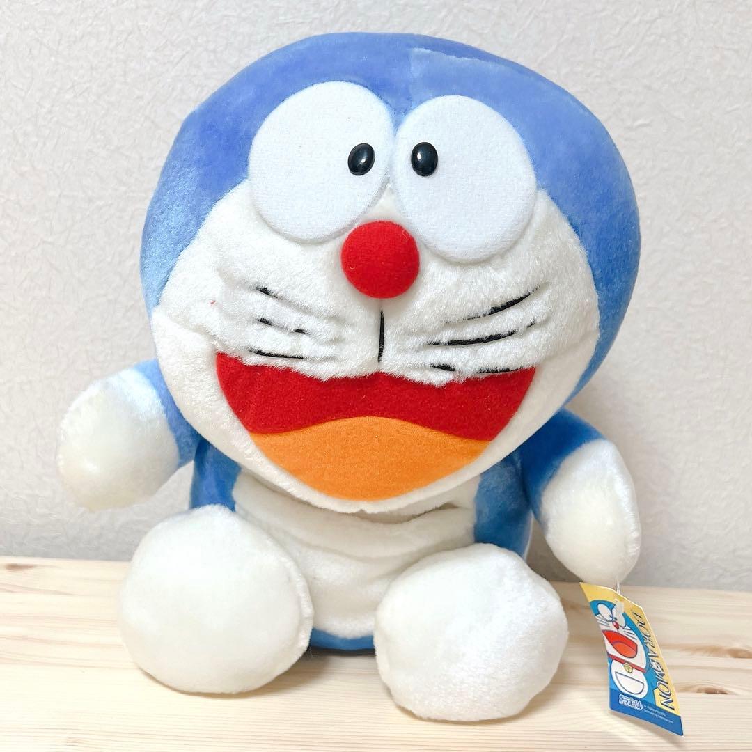 ドラえもん 1970年製 ぬいぐるみ - メルカリ