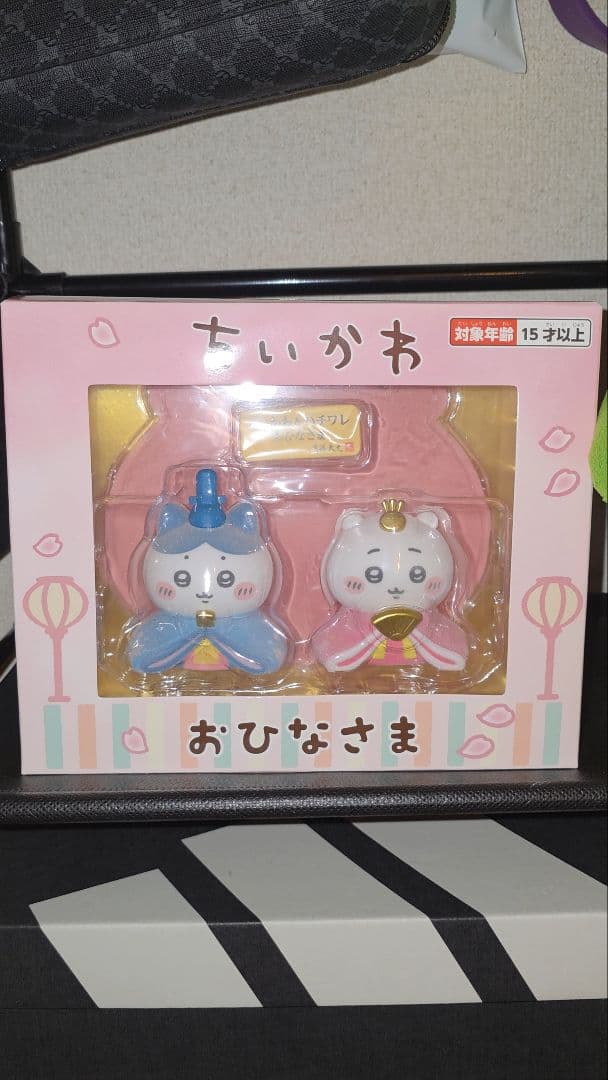 【ちいかわ】ちいかわ&ハチワレ ミニ雛 人形 おひなさま ちいかわ ＆ハチワレ ミニ雛人形