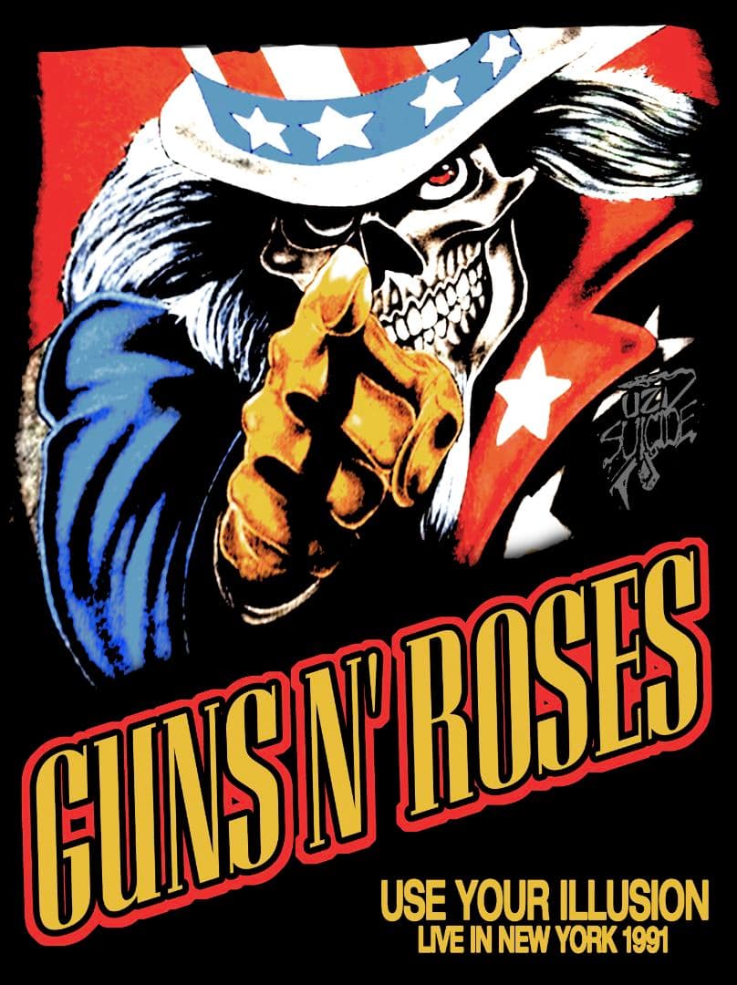 200枚限定 Guns N' Roses ガンズアンドローゼズ リトグラフ