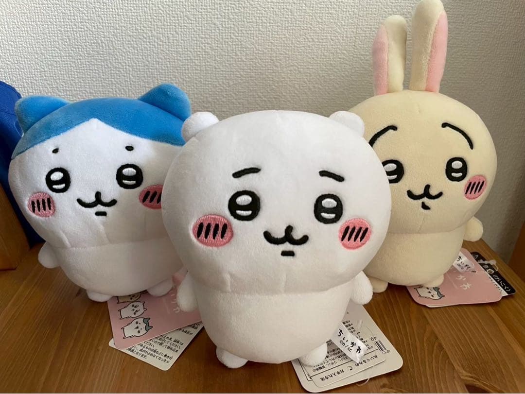 ぽてたまぬいぐるみ ちいかわ ハチワレ うさぎ 3つセット - メルカリ