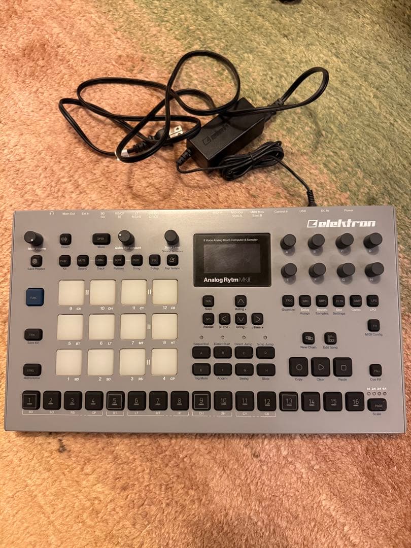 Elektron Analog Rytm MKII シルバー 本体 Elektron Analog Rytm MKII— Clockface Modular