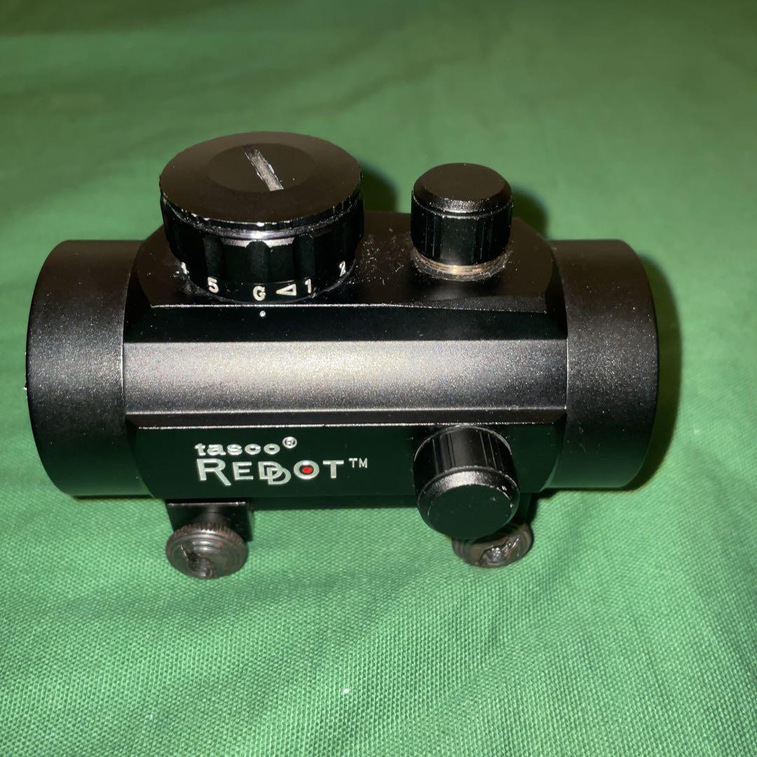 TASCO 2024 レッド グリーン ドットサイト 1x30mm チューブ型 20mm