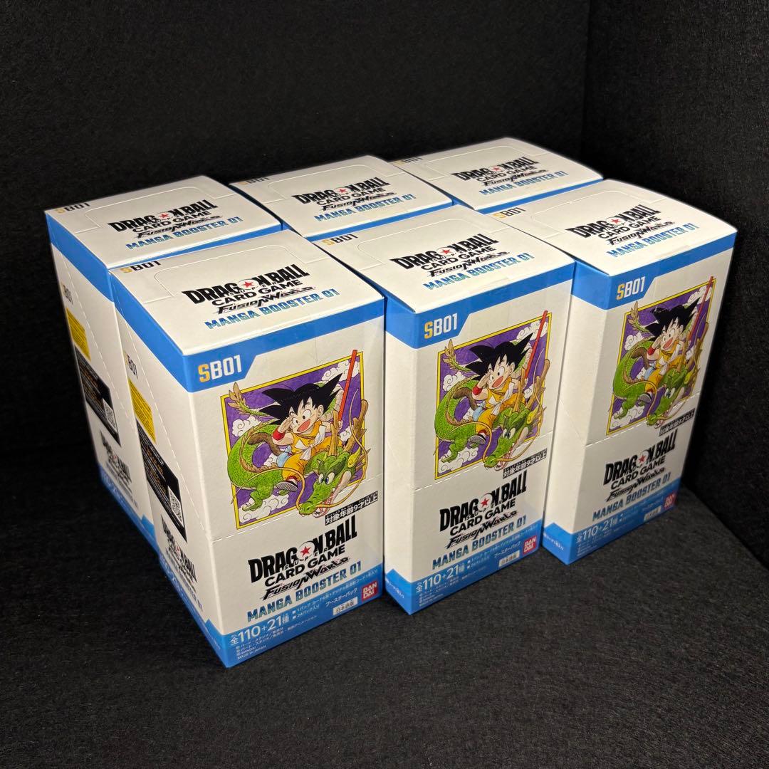 6boxセット◇新品未開封◇テープ付き◇マンガブースター フュージョンワールド fusion world manga booster 02 フュージョンワールド《未開封BOX