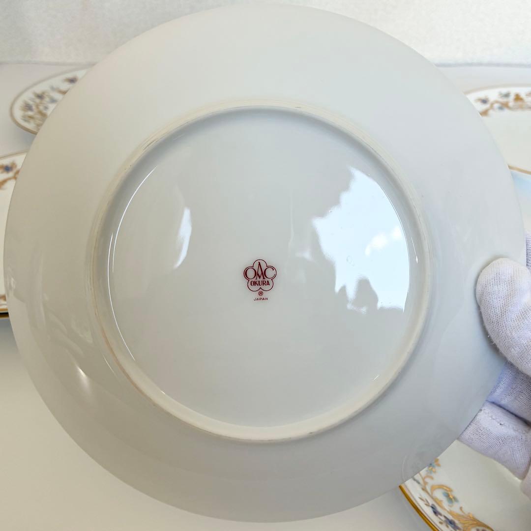 極美品】大倉陶園 OKURA 小花 金彩 ティー・コーヒーセット 豪華計21点