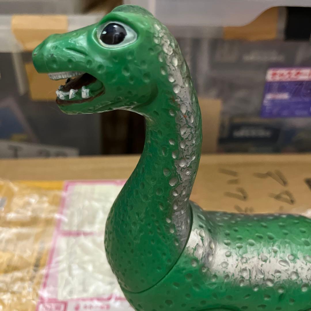 ⚠️激レア 野村トーイ ネッシー 怪獣王子 ソフビ 緑色 1960年代 当時