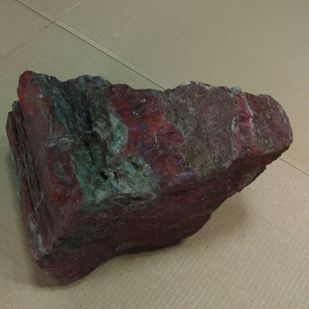 天然石　赤石　佐渡の赤石　赤玉石 パワーストーン　18.5kg　遺品整理yori