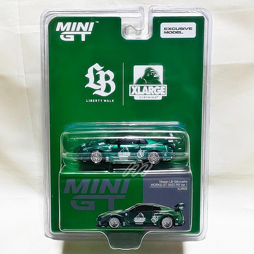 MINIGT LBWK × XLARGE GT NISSAN 35GT グリーン - メルカリ
