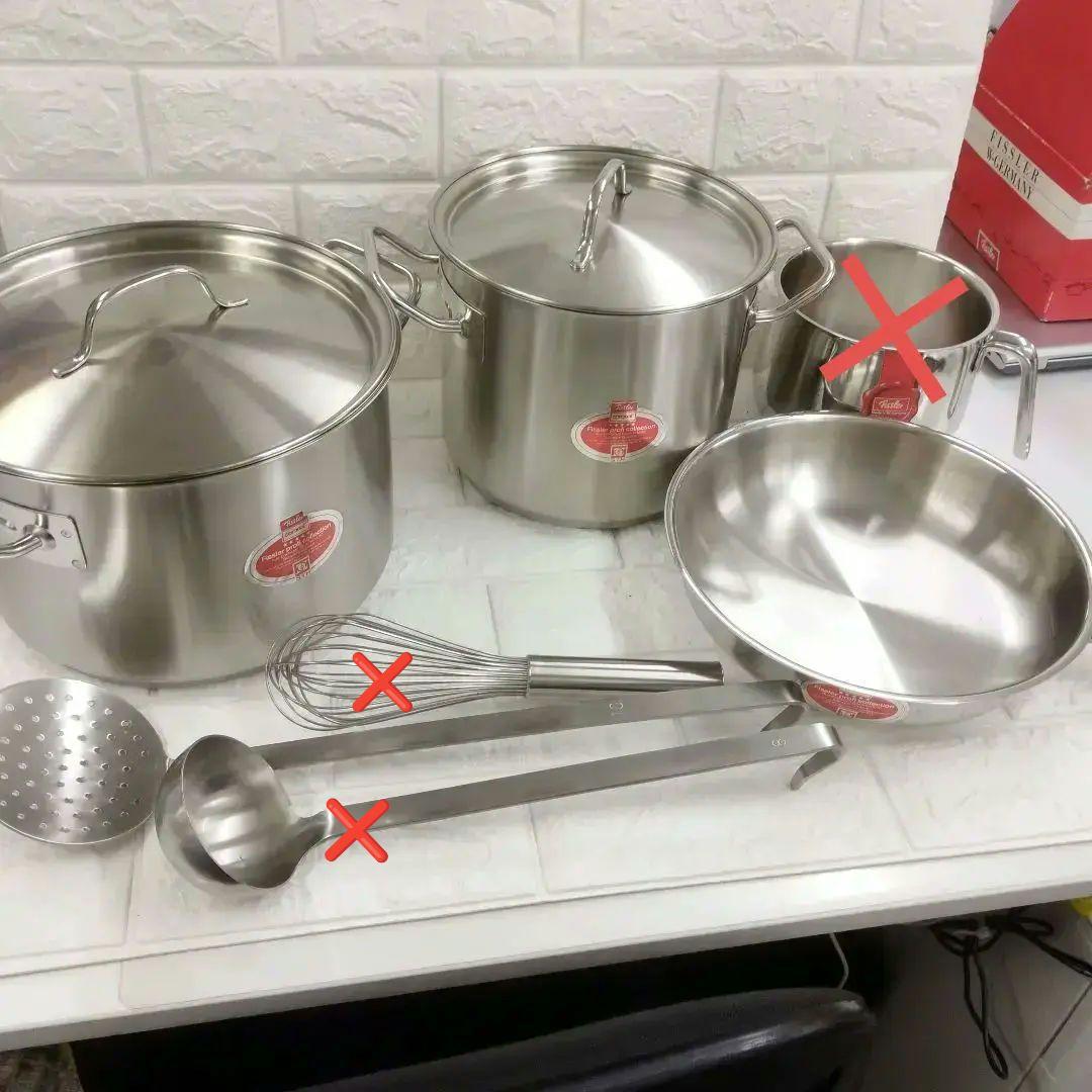 【未使用】フィスラー プロコレクションセット ステンレス 調理器具 ドイツ Amazon.co.jp: フィスラー (Fissler) 鍋セット ステンレス鍋