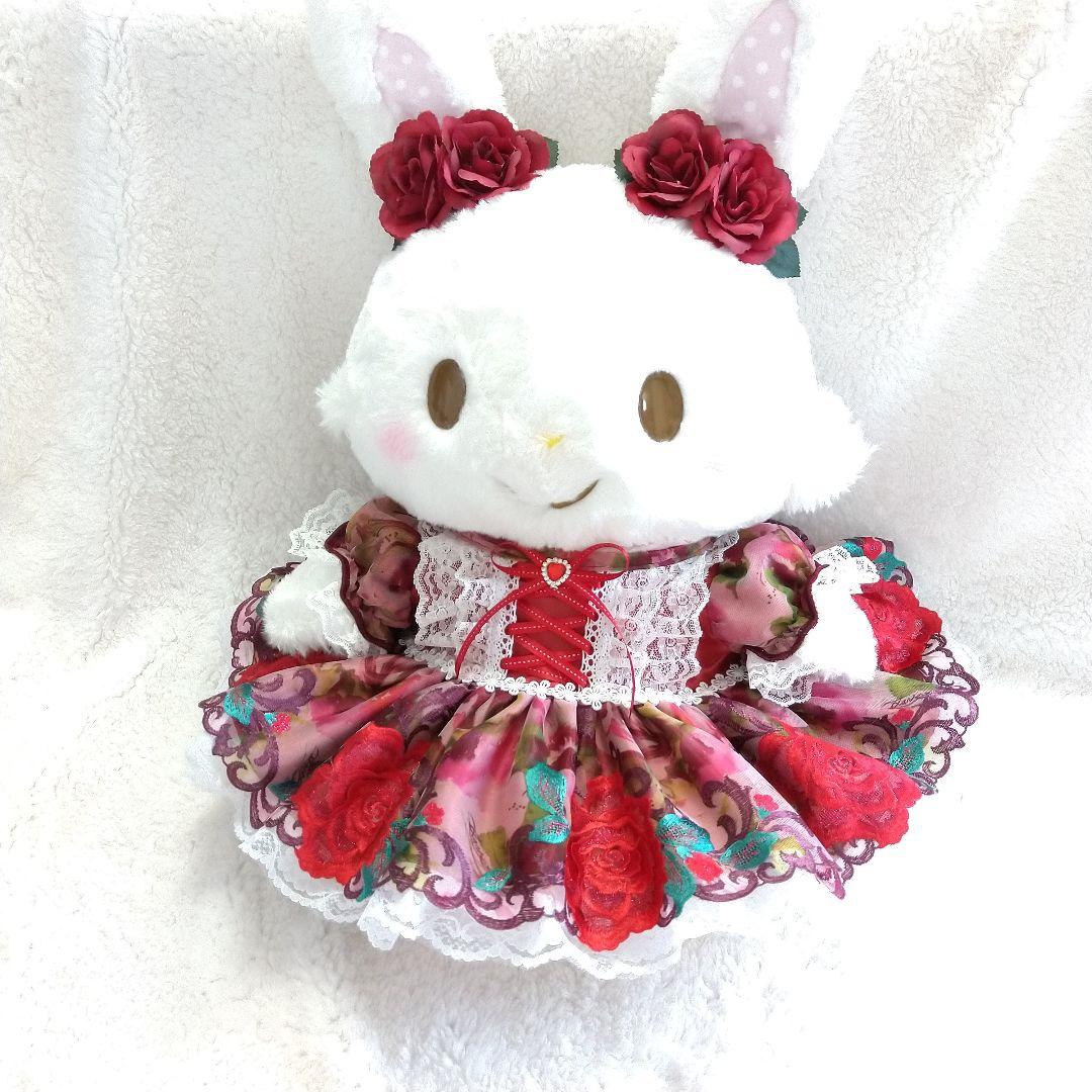 793.ウィッシュミーメル♡メルメルドール☆コスチューム♡赤薔薇刺繍