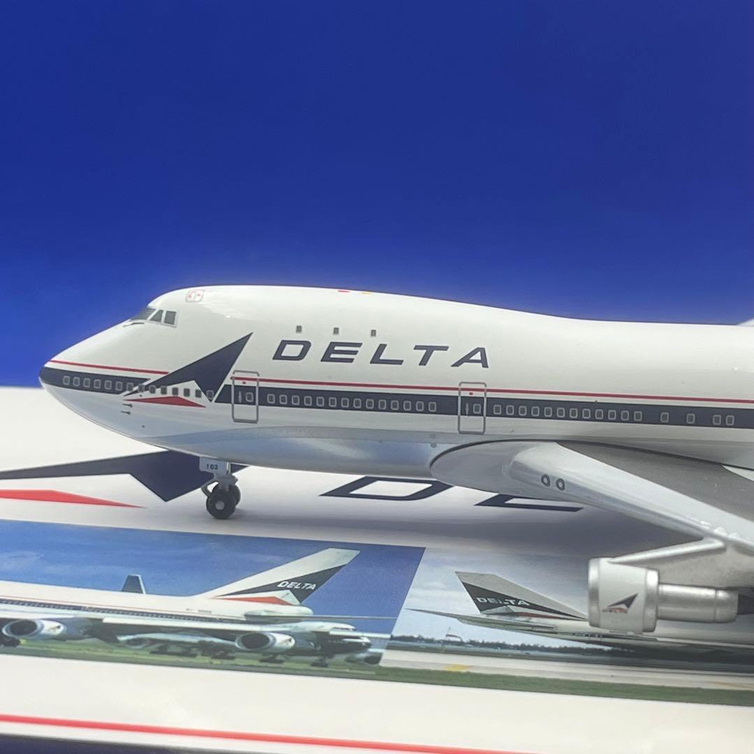 DELTA デルタ航空 747-100 N9898 1/400 モデル - メルカリ