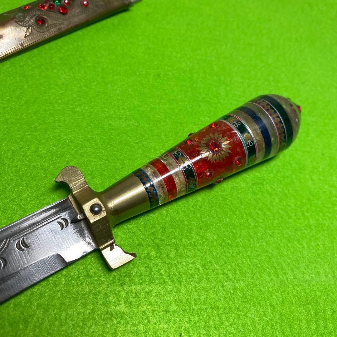 腰刀装飾ナイフ鞘付き工芸品