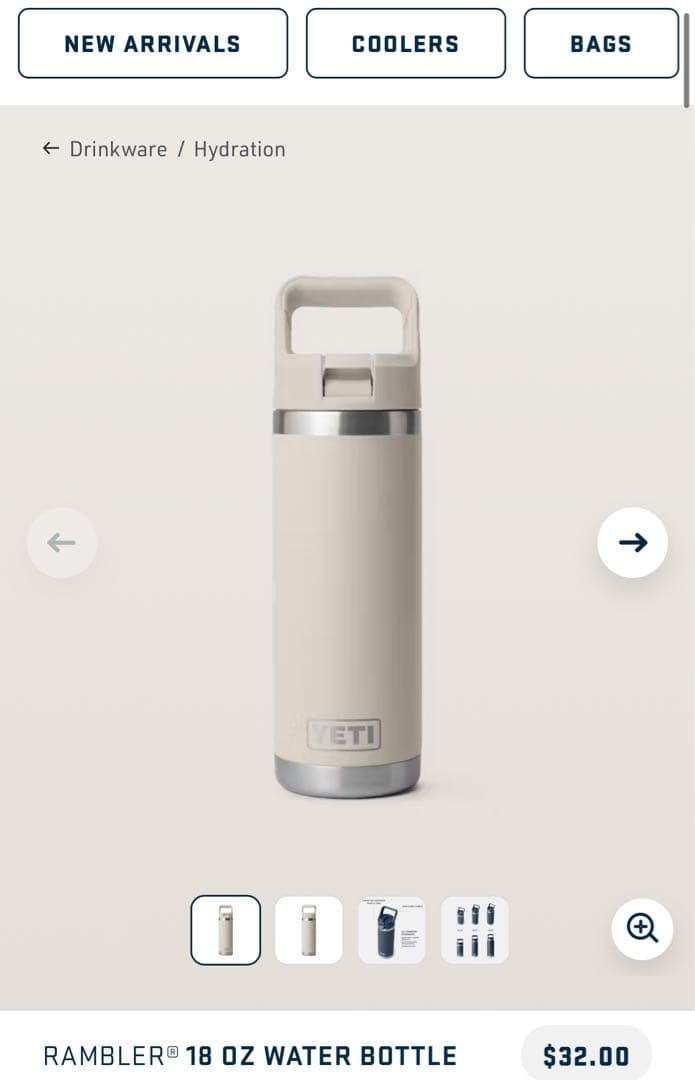 弁当箱・水筒 YETI Rambler 18 oz Water Bottle 44379924.jpg