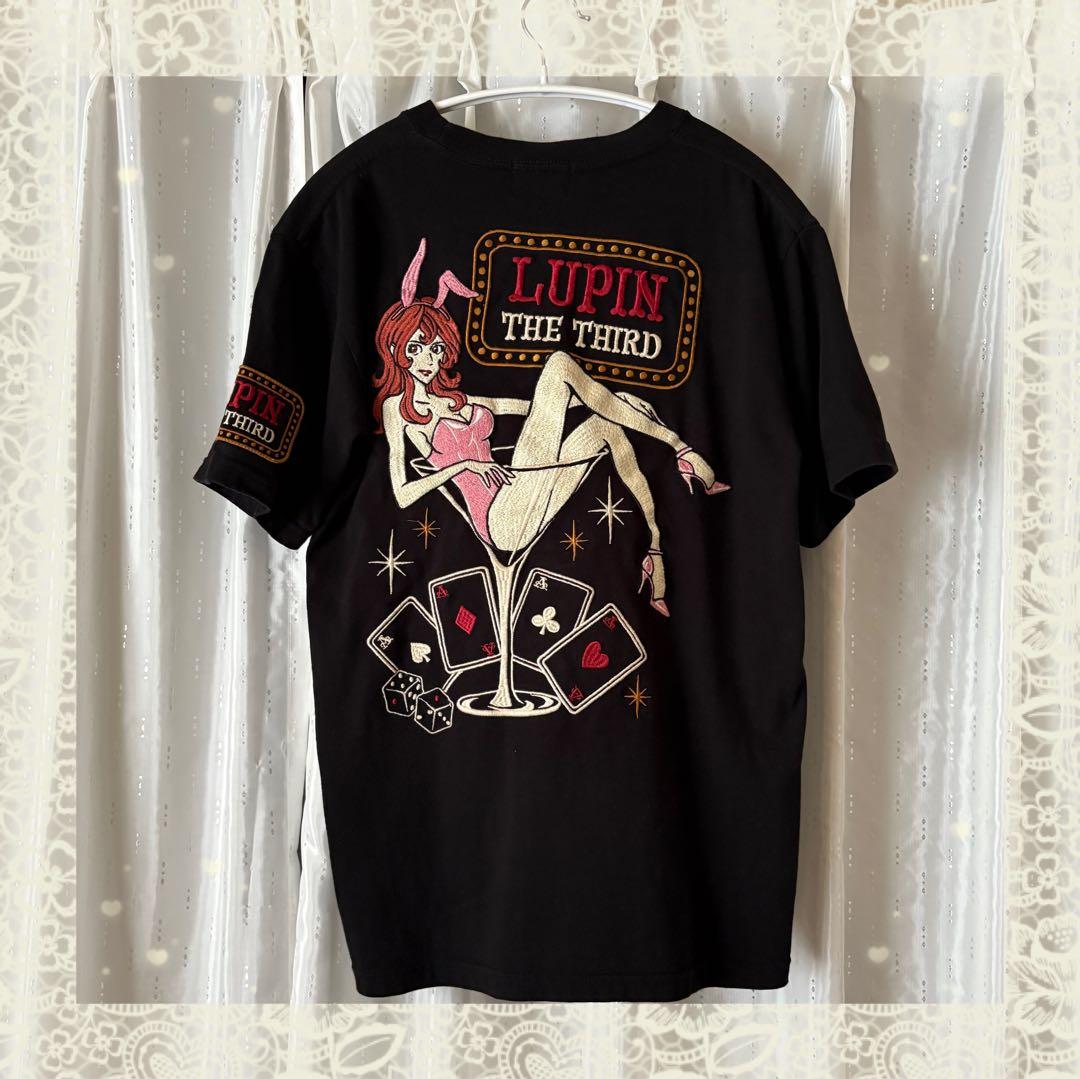 ルパン三世Tシャツ 峰不二子刺繍 50周年記念限定 黒 M - メルカリ