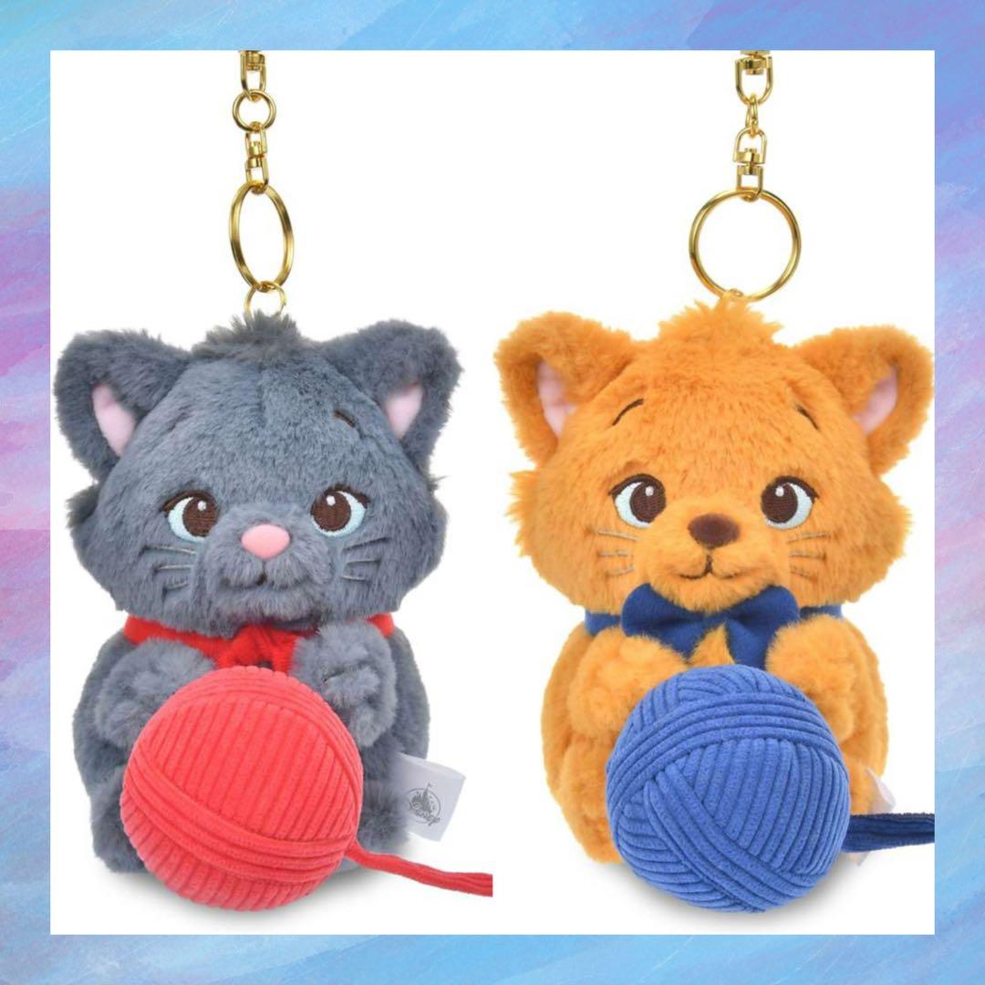 ベルリオーズ トゥルーズ　ぬいぐるみキーチェーン 毛糸玉 MOVE ベルリオーズ トゥルーズ ぬいぐるみキーホルダー キーチェーン 毛糸玉