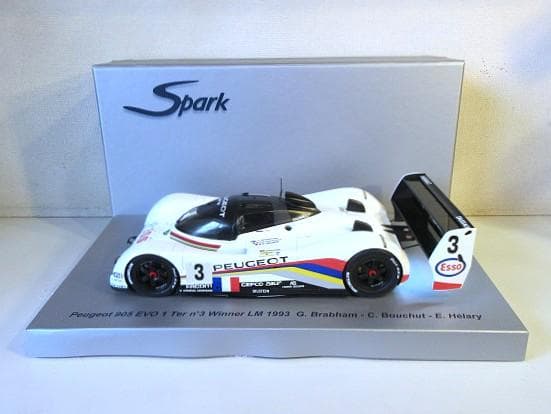 S Borrelliさん専用 Spark 1/18 プジョー 905 1993 Peugeot 905 Evo 1B n° 3 24h Le Mans 1993 Peugeot Talbot Sport 1/18