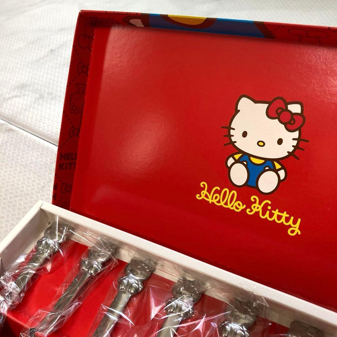 新品】ハローキティ カトラリー 14点 非売品 2014／2016 レア 食器