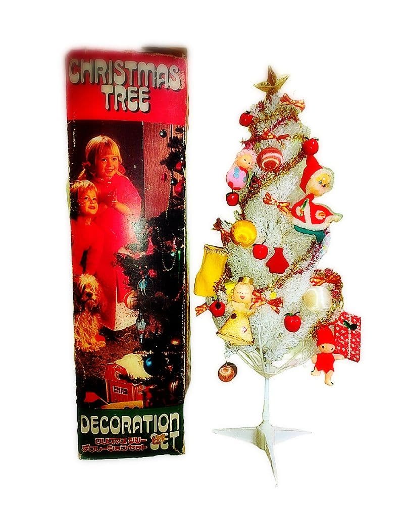 昭和レトロ クリスマスツリー 装飾付き 箱付き - メルカリ