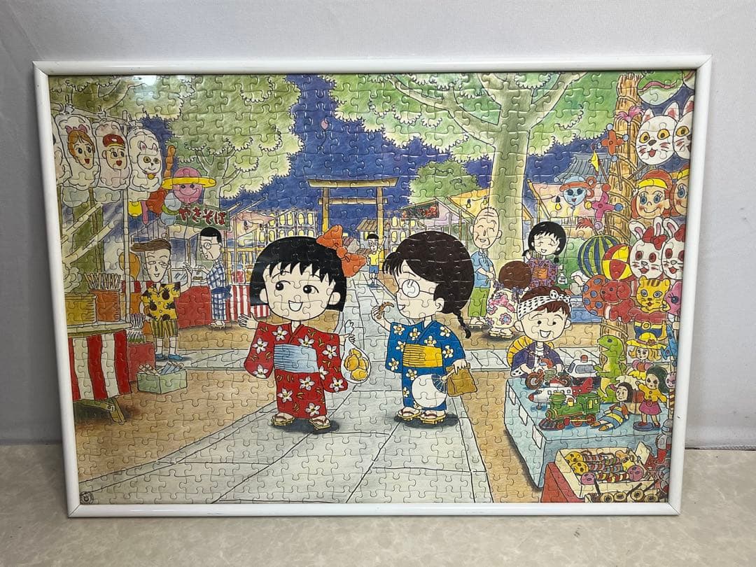 超激レア ちびまる子ちゃん ジグソーパズル 夏祭り 550ピース アポロ社 超激レア ちびまる子ちゃん ジグソーパズル 夏祭り 550ピース アポロ社