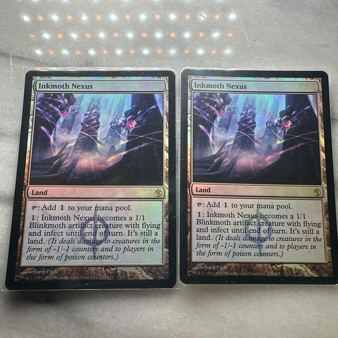 Inkmoth Nexus 2枚セット　英語 NM 初版foil EX+]墨蛾の生息地/Inkmoth Nexus《英語》【WMCQ Promo Cards】