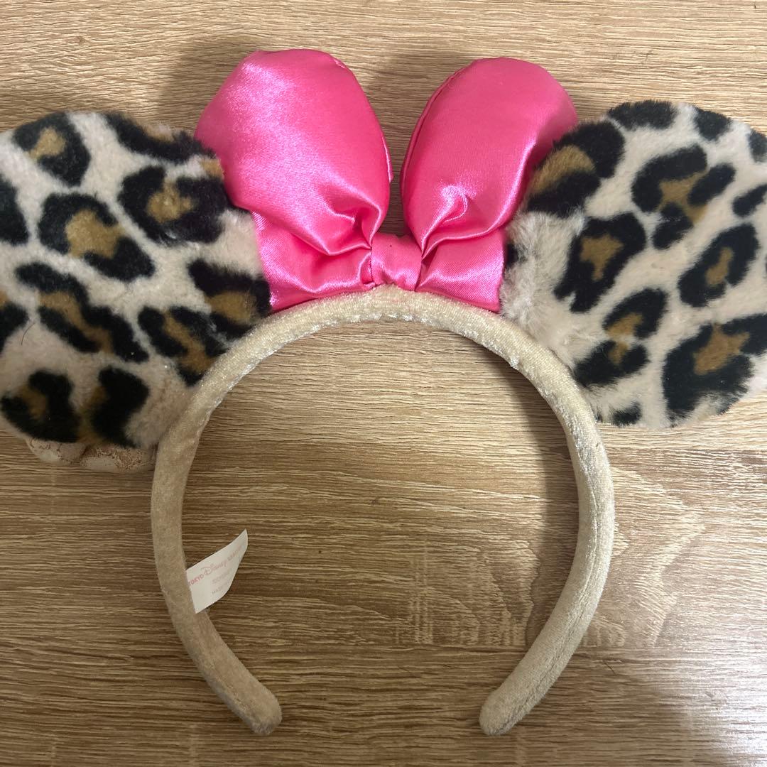 ディズニー ヒョウ柄カチューシャ レア JK - メルカリ