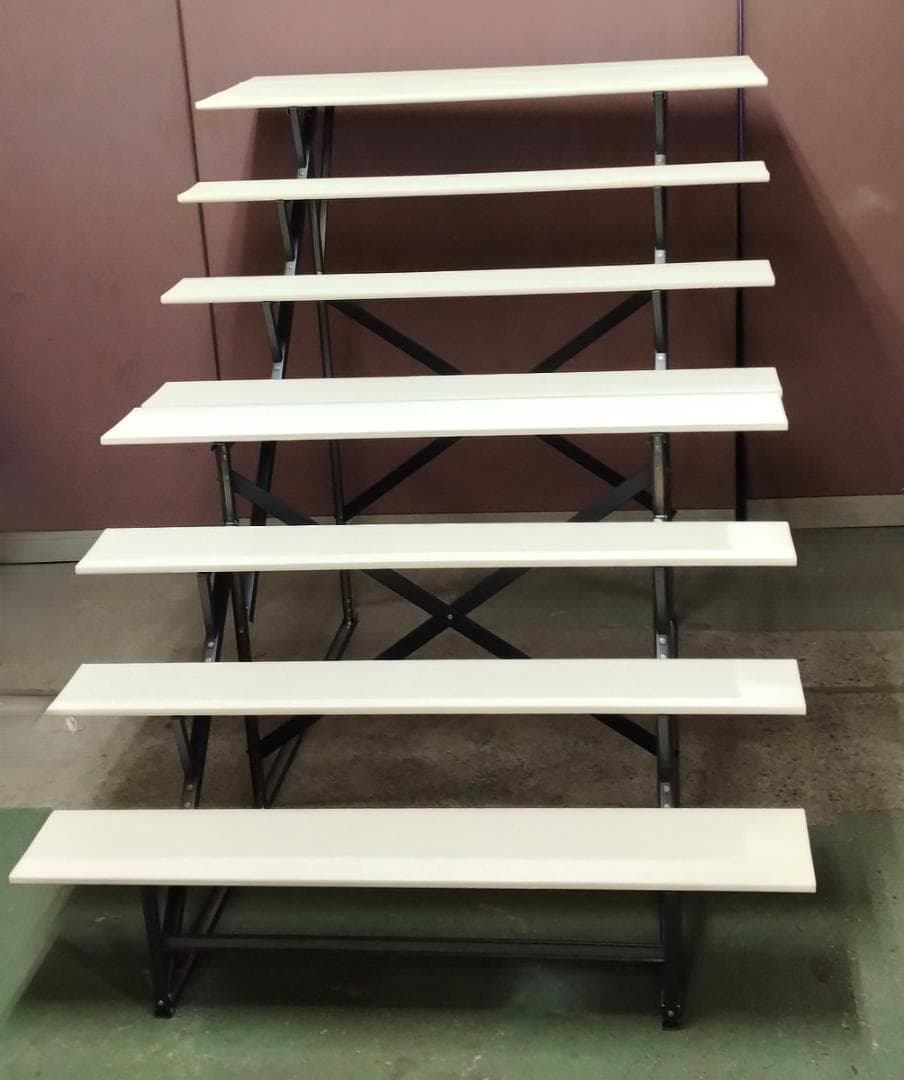 B18 雛人形用７段飾り ひな段 スチール台35号☆中古品 高さ約112cm 楽天市場】七段 スチール製 ひな壇 （普及タイプ） 35号 HN-YS-F35-7