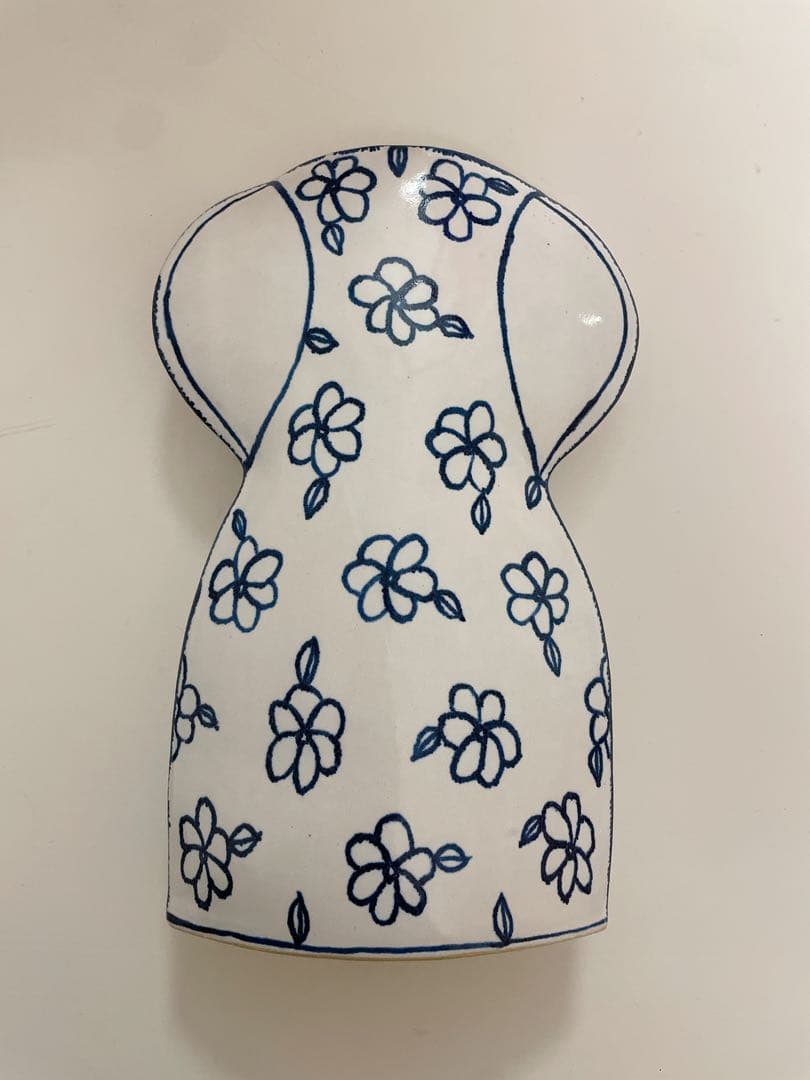 希少】マリアンヌ フラワーベース 花瓶 スウェーデン産 陶器 北欧